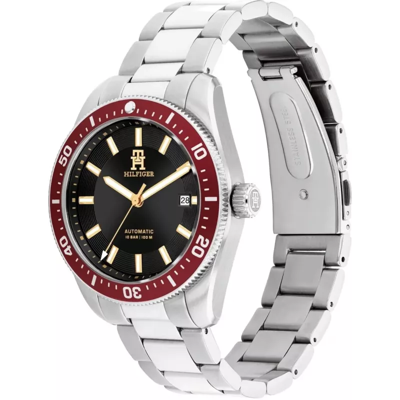Tommy Hilfiger vyriškas laikrodis 1792154 Quartz nerūdijančio plieno 40mm mėlynu ciferblatu