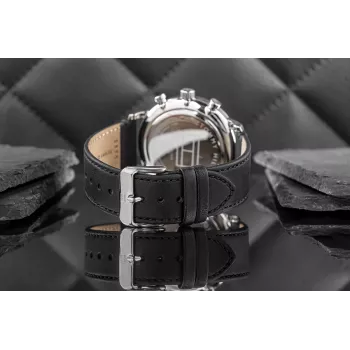 Tommy Hilfiger Vyriškas Damon Laikrodis, Kvarcinis, Nerūdijančio Plieno, 40 mm, Mėlynas Ciferblatas 1710565