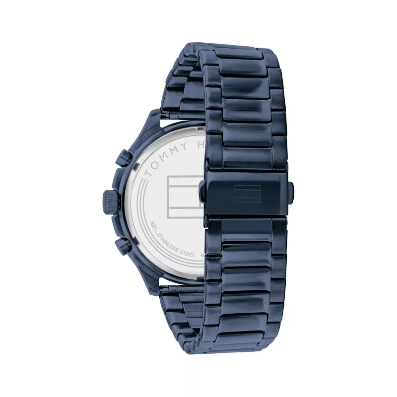 Tommy Hilfiger Vyriškas Damon Laikrodis 1791853 44mm Mėlynas Silikonas