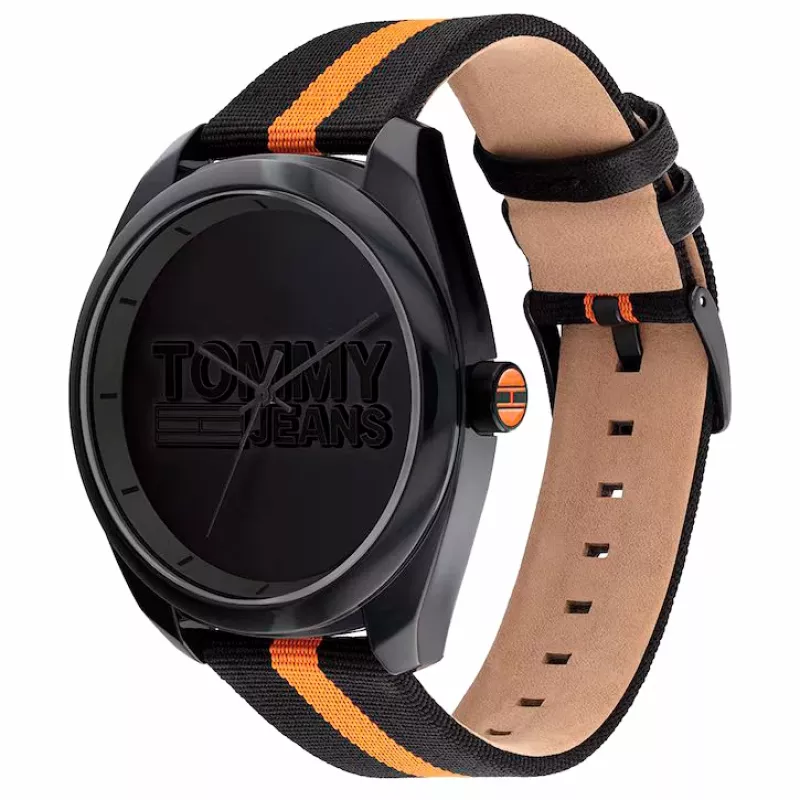 Tommy Hilfiger Vyriškas Damon kvarcinis laikrodis 1792042 45 mm nerūdijantis plienas mėlynas ciferblatas