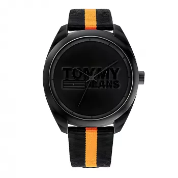 Tommy Hilfiger Vyriškas Damon kvarcinis laikrodis 1792042 45 mm nerūdijantis plienas mėlynas ciferblatas