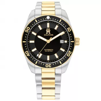 Tommy Hilfiger Men's Deacon Quartz Watch 40mm Blue Dial Stainless Steel Mesh