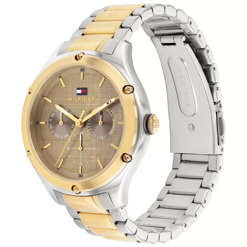 Tommy Hilfiger Vyriškas Laikrodis Decker 1782658 40mm Mėlynas Ciferblatas Nerūdijantis Plienas
