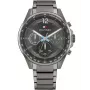Tommy Hilfiger vyriškas laikrodis Decker 1791975 44 mm mėlynas ciferblatas nerūdijančio plieno tinklelis