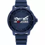 Tommy Hilfiger Vyriškas Laikrodis Decker 1792000 46 mm Mėlynas Ciferblatas Ruda Oda