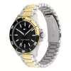 Tommy Hilfiger vyriškas laikrodis Decker 1792013 43mm mėlynas ciferblatas ruda oda
