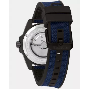 Tommy Hilfiger Vyriškas Laikrodis Decker 1792160 42mm Nerūdijančio Plieno Mėlynu Ciferblatu