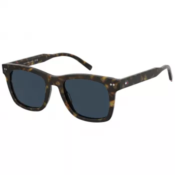 Vyriški akiniai nuo saulės Tommy Hilfiger TH-2184-S-086 Havana rėmelis pilki lęšiai 52mm