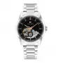 Tommy Hilfiger vyrų laikrodis 1710718 39 mm mėlynas ciferblatas rudas odinis dirželis