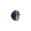 Tommy Hilfiger vyriškas laikrodis 1792041 45 mm mėlynas ciferblatas rudos odos dirželis
