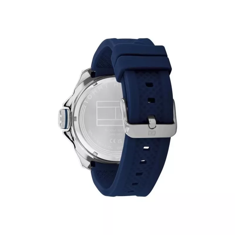 Tommy Hilfiger Vyriškas Laikrodis 1792134 48mm Nerūdijantis Plienas Mėlynas Ciferblatas