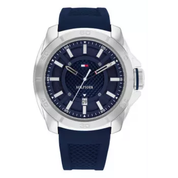Tommy Hilfiger Vyriškas Laikrodis 1792134 48mm Nerūdijantis Plienas Mėlynas Ciferblatas