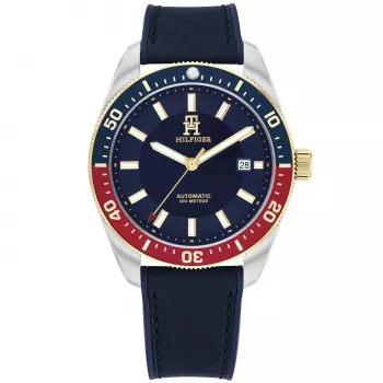 Tommy Hilfiger Vyriškas Laikrodis 1792141 40mm Nerūdijantis Plienas Mėlynas Ciferblatas