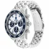 Tommy Hilfiger Vyriškas Laikrodis 1792157 41mm Mėlynas Ciferblatas Ruda Oda