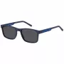 TOMMY HILFIGER TH-2089-S-FLL Vyriški Akiniai Nuo Saulės - Juodas Acetato Rėmelis su Pilkais Polikarbonato Lęšiais - 56/19/145 mm