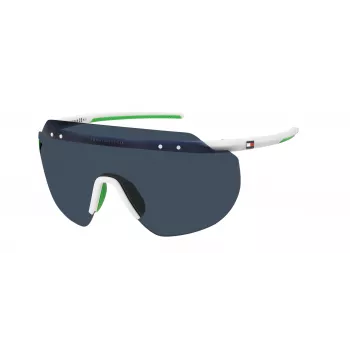 Tommy Hilfiger TH1804S07RKU Vyriški Akiniai Nuo Saulės – Juodas Rėmas, Pilki Lęšiai 99/01/140 mm