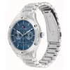 Moteriškas laikrodis Tommy Hilfiger Blake Quartz Analog 40mm sidabrinis nerūdijančio plieno tinklelis 1782657