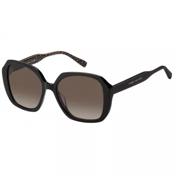 Tommy Hilfiger Moteriški Akiniai Nuo Saulės TH-2105-S-7YQ Havana Acetato Rėmeliai Rudi Gradientiniai Lęšiai 54/17/140 mm