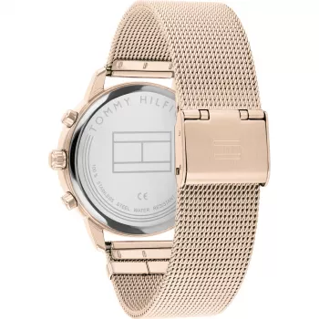 TOMMY HILFIGER Moteriškas Laikrodis 1782303 38mm Nerūdijantis Plienas Rožinis Auksas