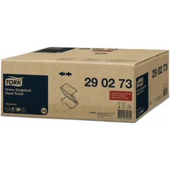 Tork Advanced H3 zigzaginio lankstymo popieriniai rankšluosčiai, 2 sluoksnių, balti, 3750 lapelių (290273)