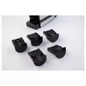 TORNADO TST-550-GS 7-in-1 kavos aparatas (15 bar, automatinis pieno plaktuvas, 1,2 l vandens talpa, juoda/sidabrinė)