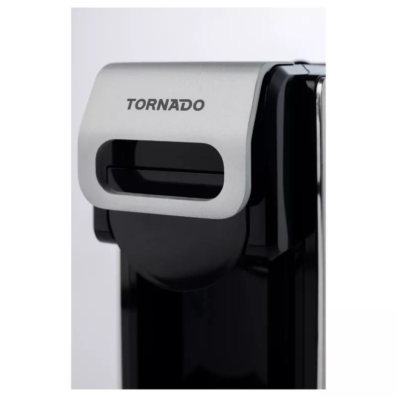 TORNADO TST-550-GS 7-in-1 kavos aparatas (15 bar, automatinis pieno plaktuvas, 1,2 l vandens talpa, juoda/sidabrinė)