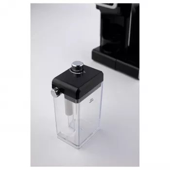 TORNADO TST-550M-GS 7-in-1 kavos aparatas su 15 bar siurbliu, 1,8 L vandens talpa ir pieno plakikliu – juodas/sidabrinis