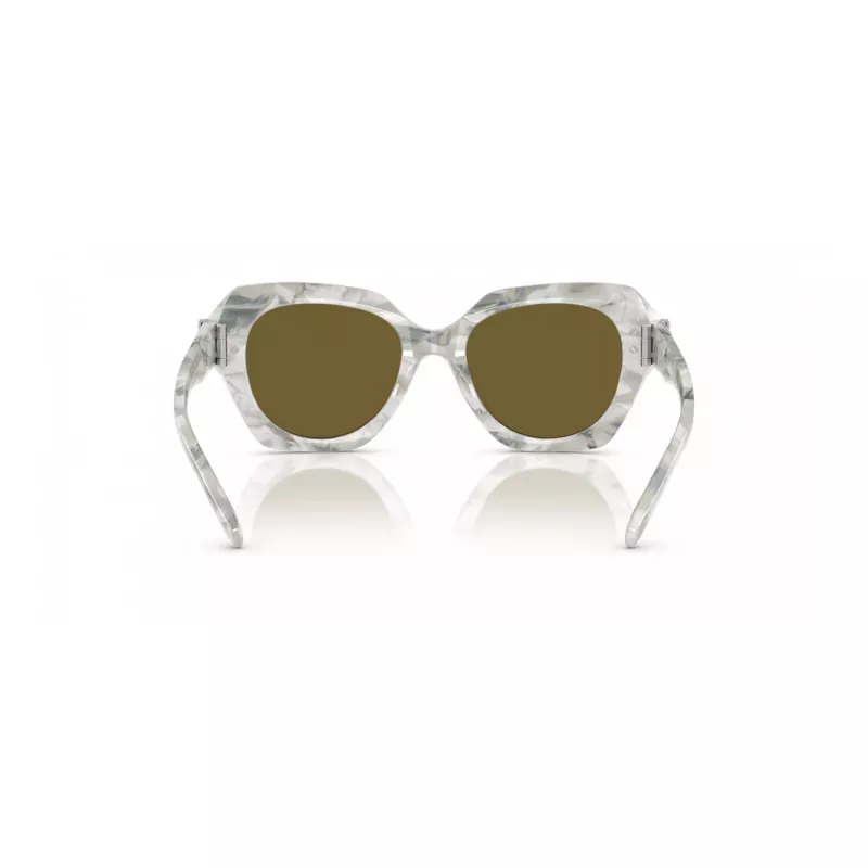 Tory Burch TY7215U 318473 Moteriški Akiniai Nuo Saulės - Tamsiai Havana, Rudi Gradientiniai, 51mm