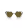 Tory Burch TY7215U 318473 Moteriški Akiniai Nuo Saulės - Tamsiai Havana, Rudi Gradientiniai, 51mm