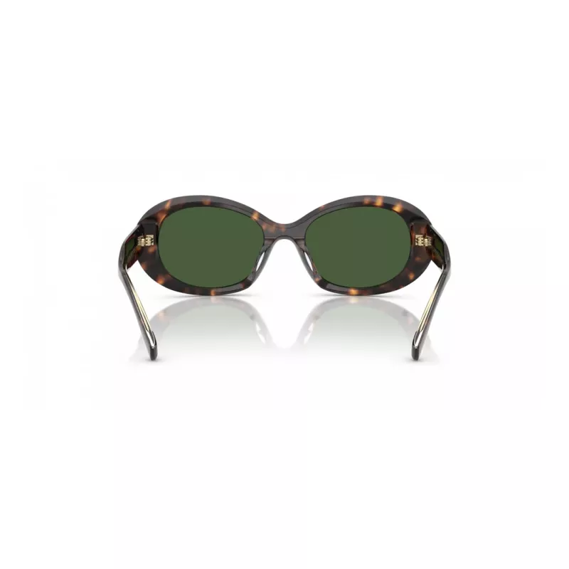 Tory Burch moteriški akiniai nuo saulės TY7214U172871 - kvadratinis/drugelio rėmelis, rudi gradientiniai lęšiai, 53/19/140 mm