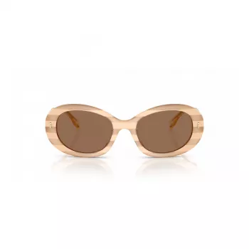 Moteriški Tory Burch akiniai nuo saulės TY7214U318173 Vėžlio kiauto acetatas Rudi gradientiniai 53mm