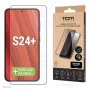 TOTI PREMIUM PREMIUM Grūdinto stiklo 3D ekrano apsauga Full Cover, skirta Samsung Galaxy S24+/S25+