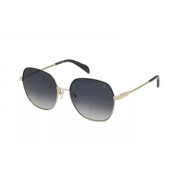 TOUS moteriški akiniai nuo saulės STO439560301 - kvadratinis acetatinis rėmelis, UV400 apsauga, 56 mm lęšiai
