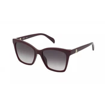 TOUS Moteriški Akiniai nuo Saulės STOB505509FH Havana Acetato Rėmelis Rudi Gradientiniai Lęšiai 55/18/140 mm