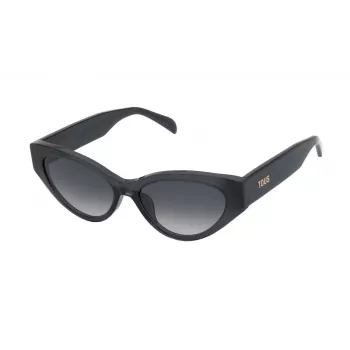TOUS moteriški akiniai nuo saulės STOB84-550705 Havana Acetate Butterfly Geometric 55mm