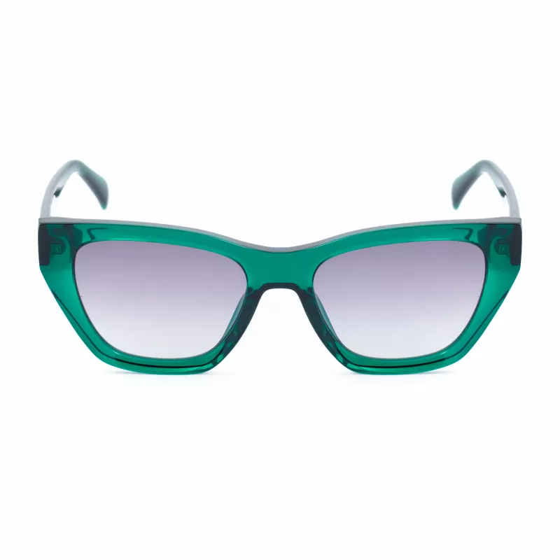 TOUS Women STOB85-530G61 Cat Eye Akiniai Juodi Pilkas Gradientas 53mm