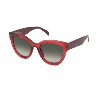 TOUS Women STOC80-530VC2 Akiniai Moterims Juodi Pilki Gradientiniai 53mm