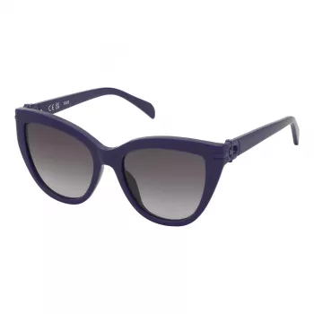TOUS Moteriški Akiniai Nuo Saulės STOC21-530T81 Havana Acetatas Kvadratinis Rėmas Rudi Gradientiniai Lęšiai 53/18/140 mm