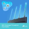 TP-Link Archer AX18 Wi-Fi 6 Dual-Band Gigabit belaidis maršrutizatorius (AX1800, 4x Gigabit LAN, juodas)