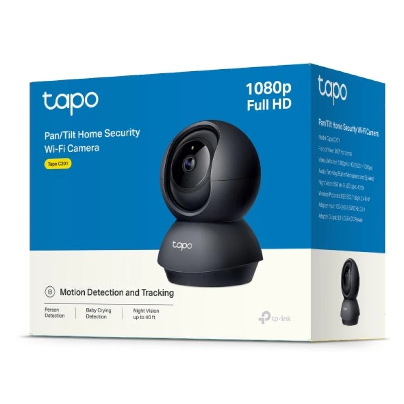 TP-Link Tapo C201 360° Pan/Tilt 1080p Full HD Vidinė Wi-Fi IP Kamera
