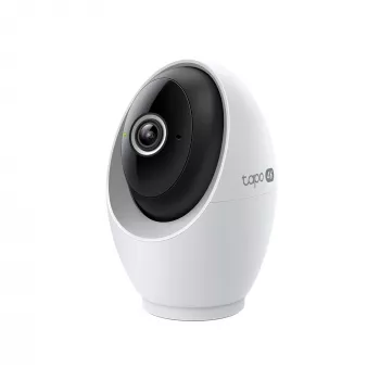 TP-LINK Tapo C260 V1 4K UHD panoraminio pasukimo Wi-Fi apsaugos kamera, 8MP, spalvų naktinis matymas, dvipusis garsas, dviejų dažnių, microSD iki 256GB, veikia su Alexa ir Google Assistant