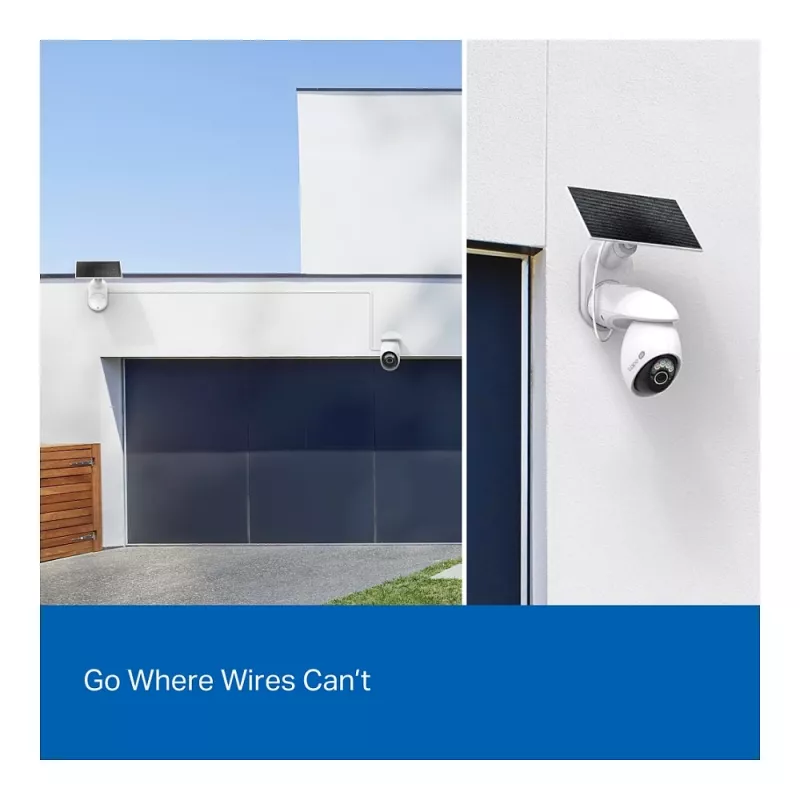 TP-LINK Tapo C660 Kit 4K 8MP Pan/Tilt Security Camera with Solar Panel