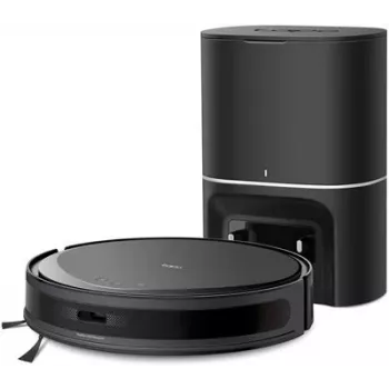 TP-Link Tapo RV20 Max Plus robotas siurblys ir šluostė su automatine ištuštinimo stotimi, LiDAR navigacija, 4200 Pa siurbimo galia, 2600 mAh baterija, Wi-Fi, Alexa ir Google Assistant