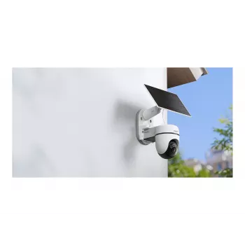 TP-Link Tapo TC90 KIT Saulės energija varoma pasukama apsaugos kamera, 2K QHD, lauko, baterija ir saulės elementas, IP65, spalvotas naktinis matymas, belaidė, 1 kamera