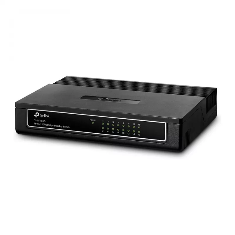 TP-Link TL-SF1016D 16 prievadų 10/100 Fast Ethernet stalinis komutatorius