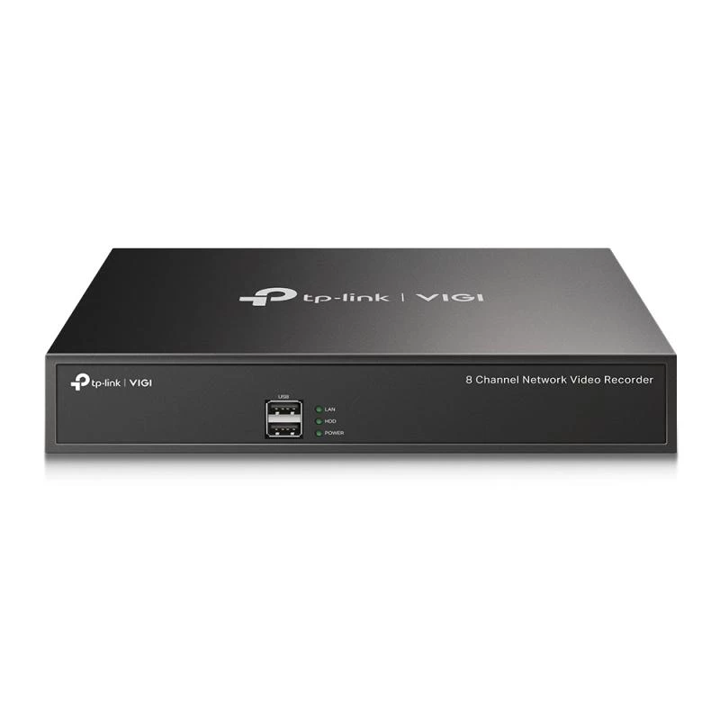 TP-Link VIGI NVR1008H 8 kanalų tinklinis vaizdo registratorius, 5MP, H.265+, 1 SATA iki 10TB, HDMI/VGA, 12V DC