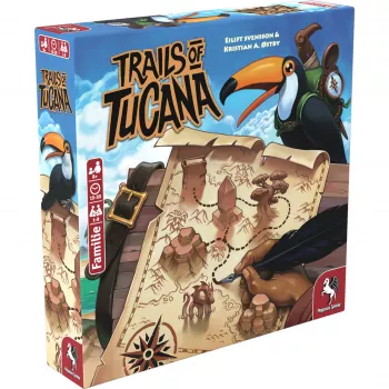 Trails of Tucana – Flip & Write stalo žaidimas