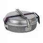 Trangia 124-T + F27 Camping Stove Set Mini Spirit Burner Ultralight Aluminum 0.8L Pot 15cm Pan