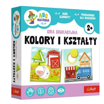 TREFL GRY Lavinamasis žaidimas Spalvos ir Formos ABC mažiesiems Treflikų šeima Trefl 02904