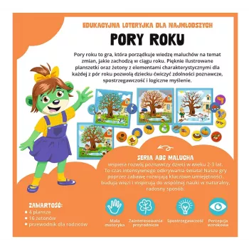 TREFL GRY Educational Game Seasons ABC for Toddlers Treflik Family Trefl 02906